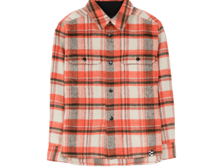 NEW DUSK Red Checkers - Long Sleeve Shirt For Discount