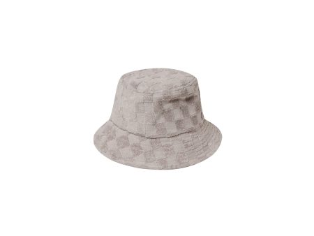 Terry Bucket Hat Cloud Check Cheap