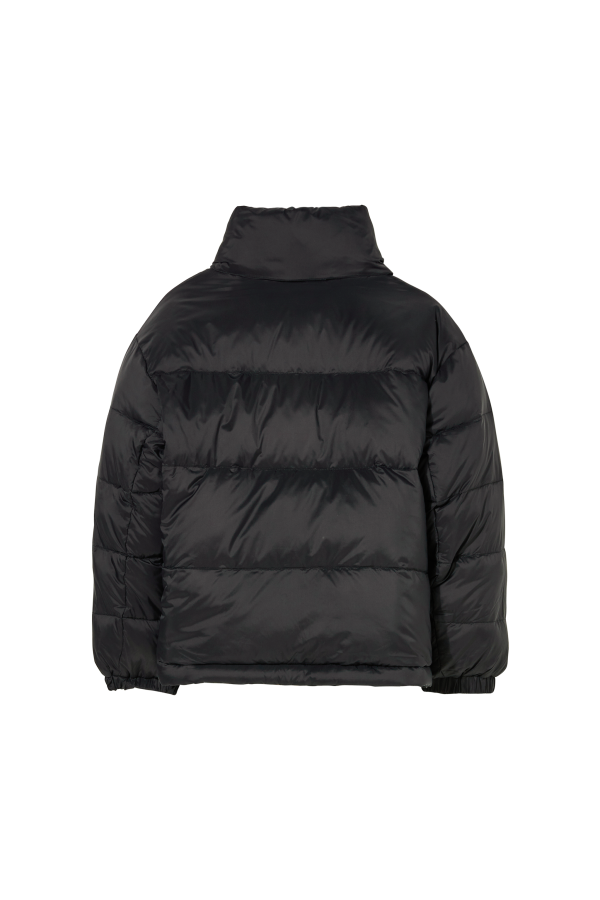 SNOWTY Absolute Black Zebra - Reversible Down Jacket Online now