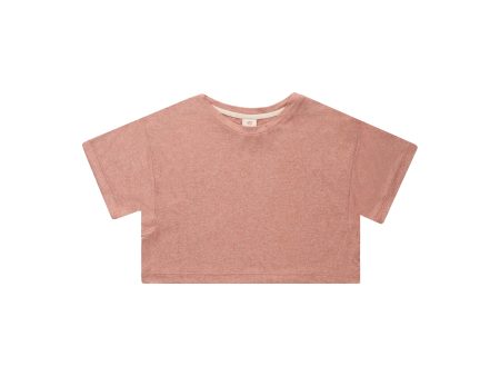 Tech Crop Tee Heathered Lipstick Online