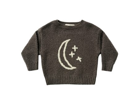 Cassidy Sweater Moon & Stars Charcoal Online Hot Sale