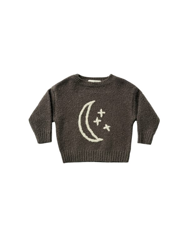 Cassidy Sweater Moon & Stars Charcoal Online Hot Sale