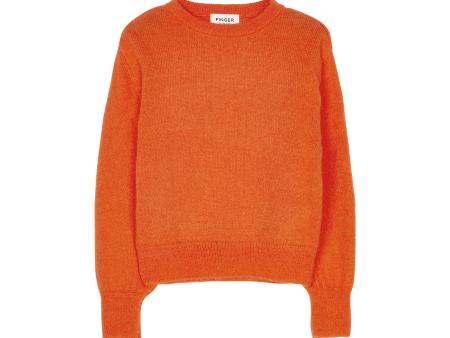 FONDA Super Red - Round Neck Jumper on Sale