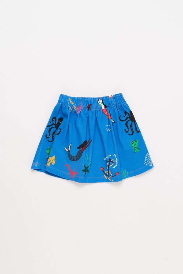 Mermaid Skirt Blue For Discount