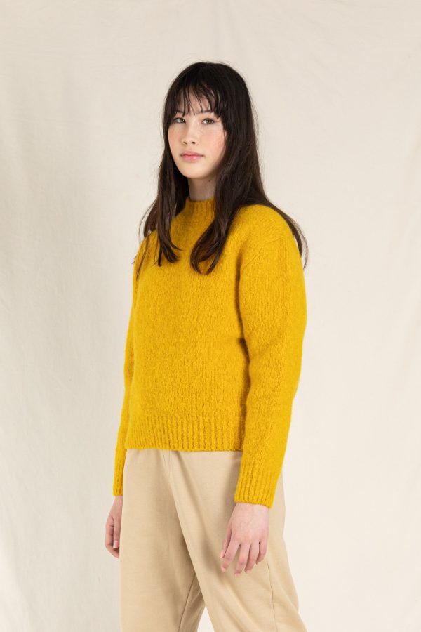 LONA Warm Yellow - Round Neck Jumper Supply