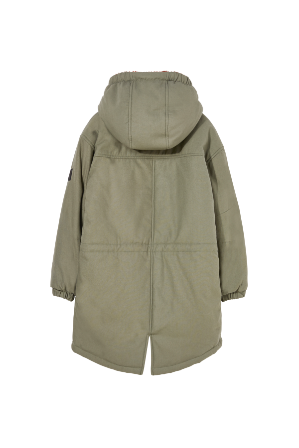 LAW Khaki - Reversible Hooded Parka Online now