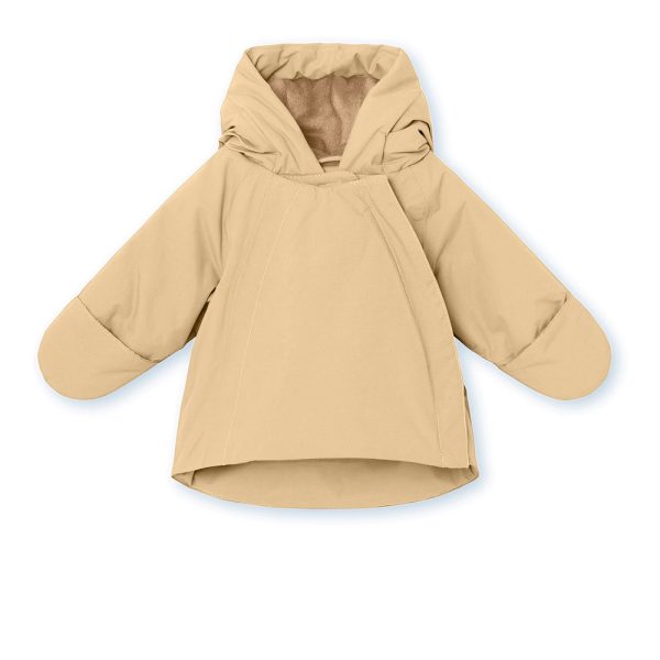 Yaka Fleece Lined Winter Jacket. GRS Semolina Sand Discount