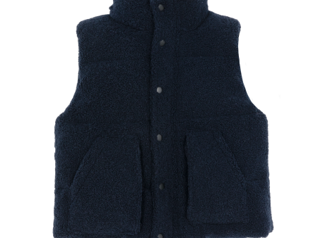 DRIVE Navy - Sleeveless Padded Jacket Discount