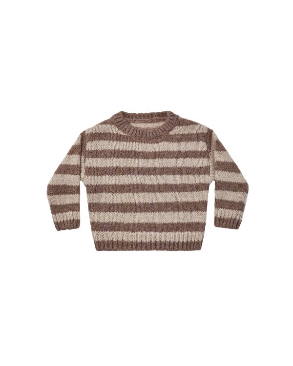 Aspen Sweater Mocha Stripe Online Sale