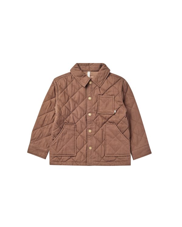 Quilted Chore Jacket Mocha Sale