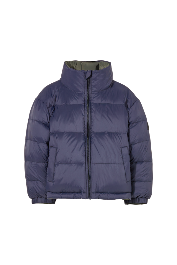 SNOWTY Navy Dark Khaki - Reversible Down Jacket For Discount