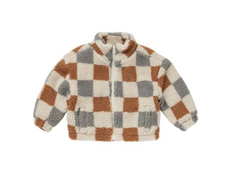 Coco Jacket Shearling Check For Cheap