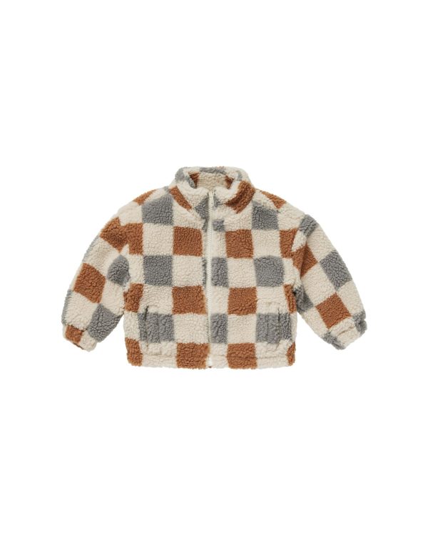 Coco Jacket Shearling Check For Cheap