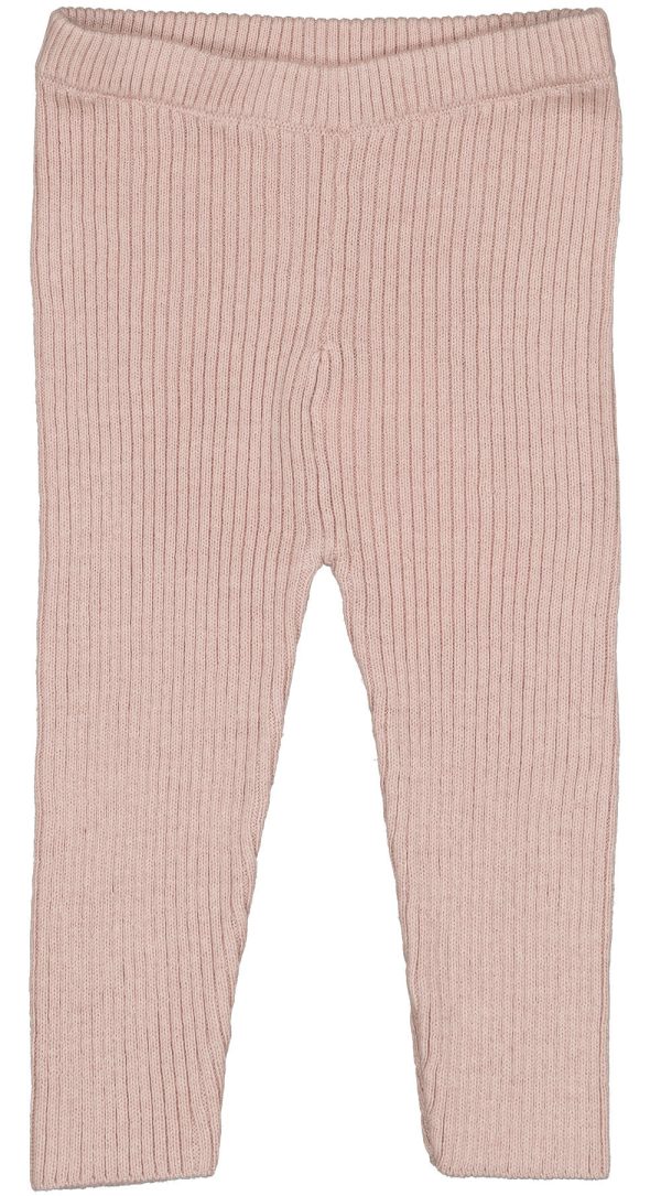 Leggings Chat Knitted Wool Blend Pink Hot on Sale