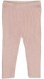 Leggings Chat Knitted Wool Blend Pink Hot on Sale