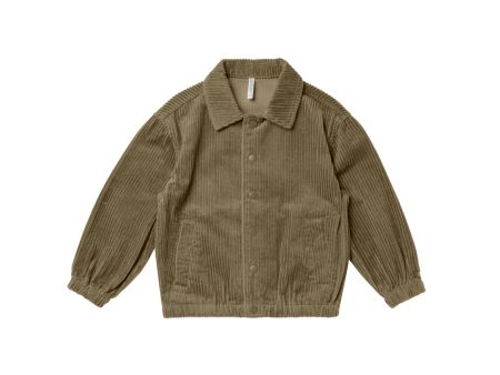 Snap Jacket Moss on Sale