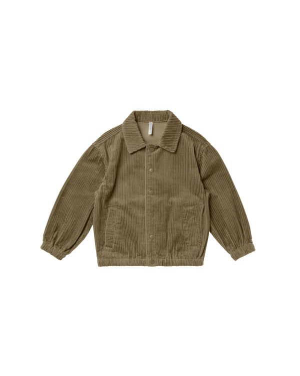 Snap Jacket Moss on Sale