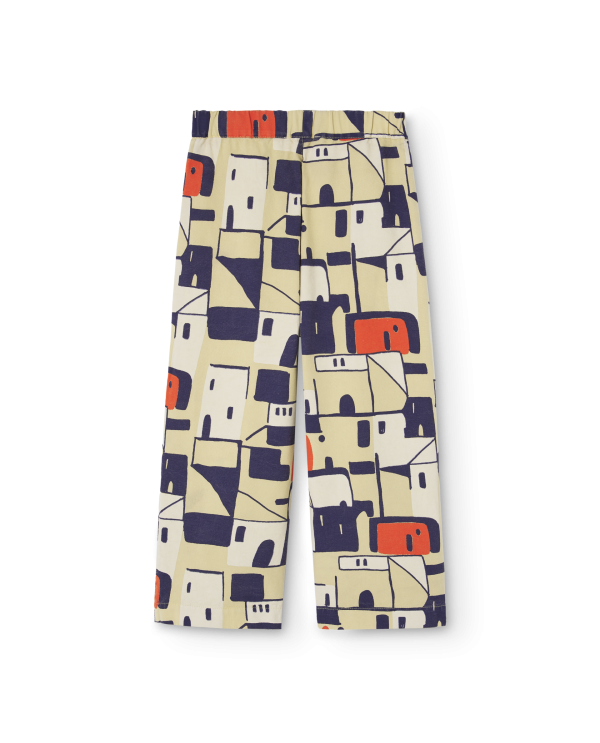 Elephant Kids Pants Soft Yellow on Sale