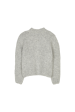 LONA Heather Grey - Round Neck Jumper Hot on Sale