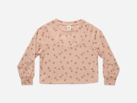 Scoop Long Sleeve Pink Daisy on Sale