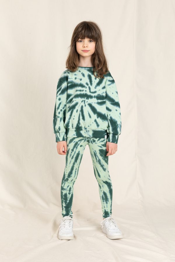 LOUD Green Tie & Dye - Legging Pants Online