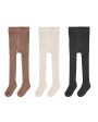 Ribbed Tights - Mocha, Natural, Black For Discount