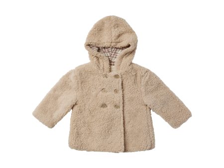 Shearling Coat Putty Discount