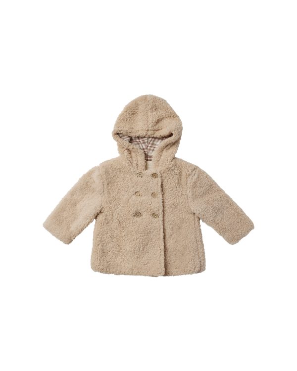 Shearling Coat Putty Discount