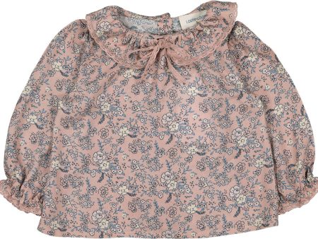 Tunic Alicia Viscose Romantic Flower Pink For Sale