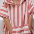 Suzon Bath Poncho Strawberry White Sale