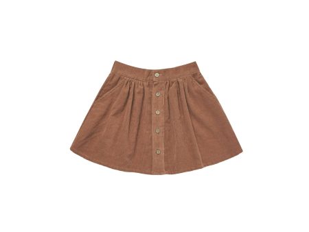 Button Front Mini Skirt Spice Fashion