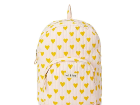 Backpack Yellow Heart For Discount