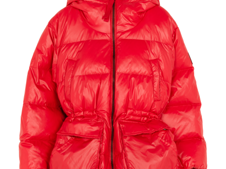 SNOWBEE Deep Red - Down Parka Fashion