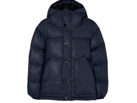 SNOWFLOW Sailor Blue 2 - Sraight Down Jacket For Cheap