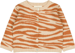 Cardigan Vianna Knitted Wool Zebra Caramel   Champagne For Cheap