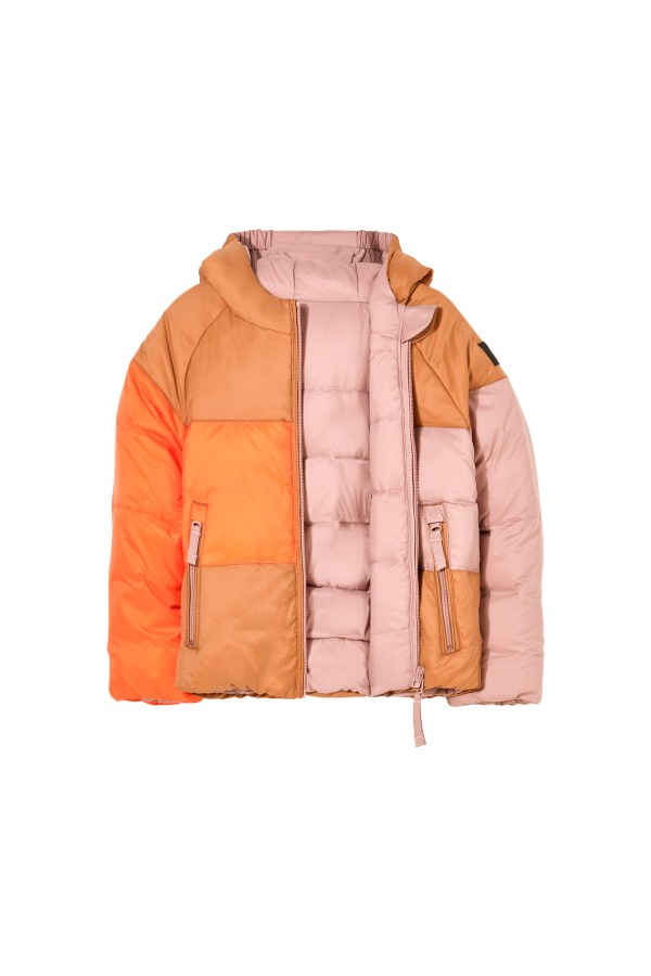 SNOWSCOUT Winter Parma Colorblock - Reversible Down Jacket For Sale