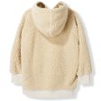 Yankton Sand Sherpa Knitted Oversized Hoody Online now