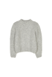 LONA Heather Grey - Round Neck Jumper Hot on Sale