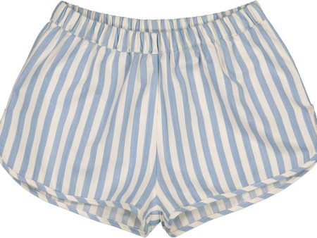 Short Georginette Off White Blue Online Hot Sale