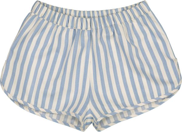 Short Georginette Off White Blue Online Hot Sale