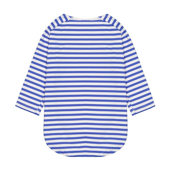 Peyo - One Piece Stripe Cobalt Hot on Sale