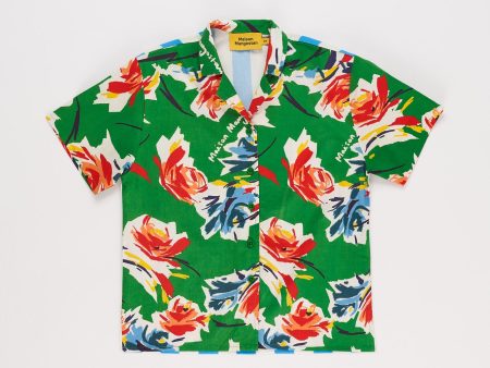 Flowers Shirt Green Online