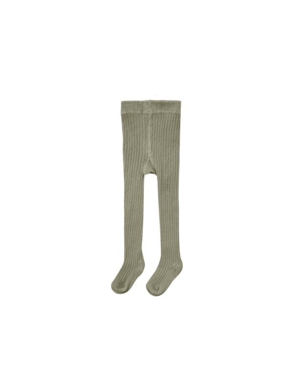 Ribbed Tights Fern Hot on Sale