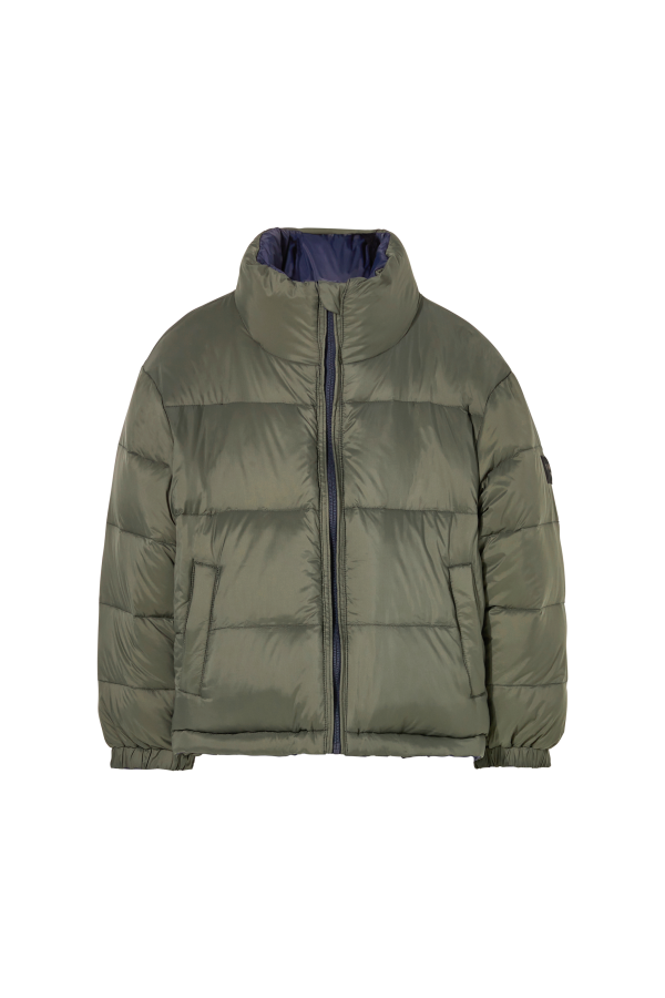 SNOWTY Navy Dark Khaki - Reversible Down Jacket For Discount