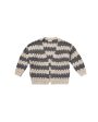 Bubble Knit Cardigan Slate Stripe Online