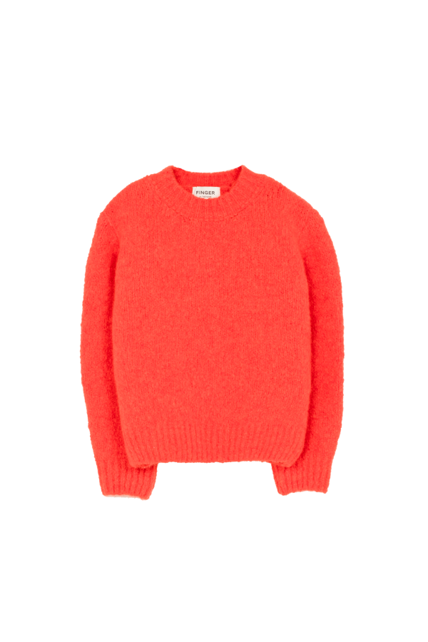 LONA Red - Crew Neck Sweater Fashion