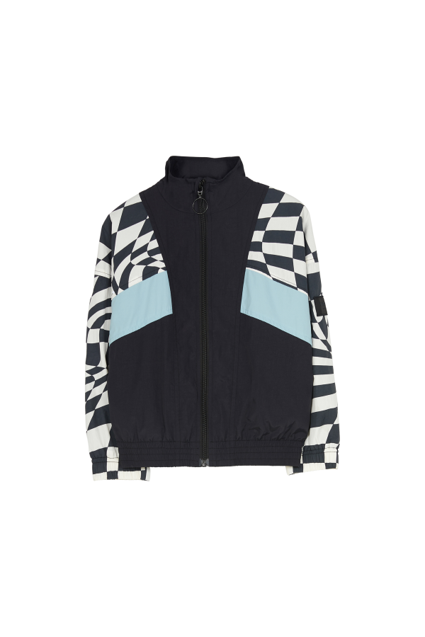 EIGHTYTWO Ash Black Colorblock - Tracksuit Jacket Fashion