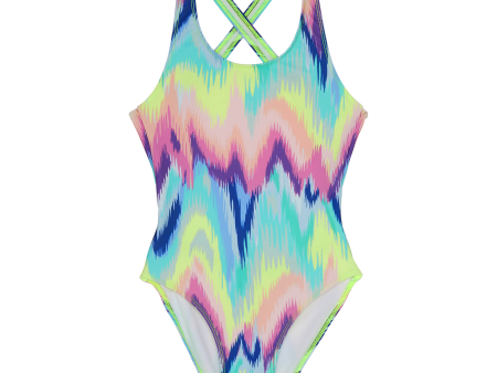 OLIVIA Multicolor Psychedelic - Swimsuit For Discount