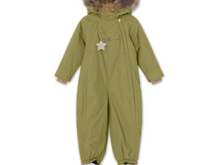 Wisti Fleece Lined Snowsuit Fur. GRS Mosstone Online Sale