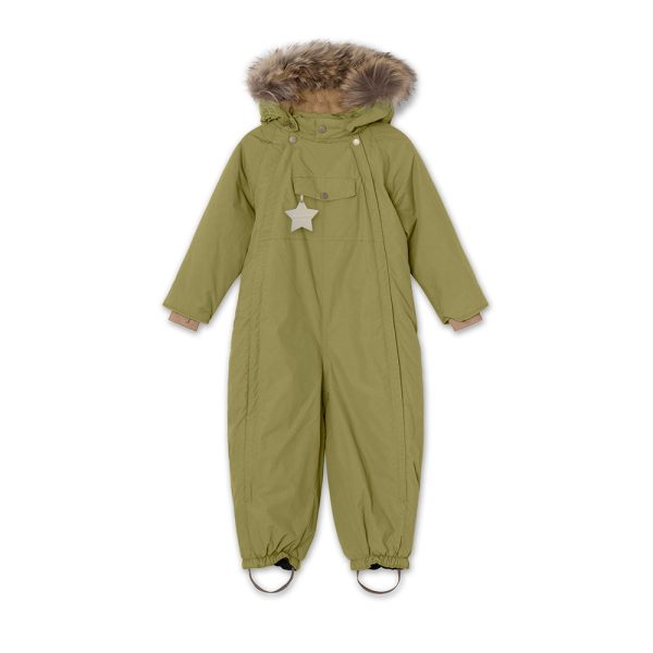 Wisti Fleece Lined Snowsuit Fur. GRS Mosstone Online Sale